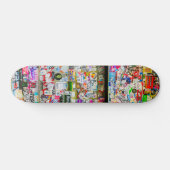 Graffiti Skateboard, Portugal Lissabon Sticker Art Persoonlijk Skateboard (Horizontaal)