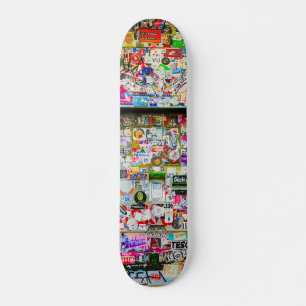 Graffiti Skateboard, Portugal Lissabon Sticker Art Persoonlijk Skateboard