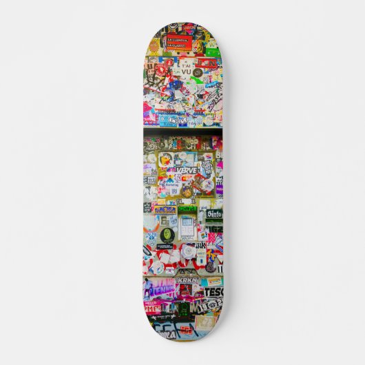 Graffiti Skateboard, Portugal Lissabon Sticker Art Persoonlijk Skateboard (Voorkant)
