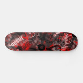 Graffiti Skateboard (rood/zwart) (Horizontaal)