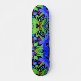 Graffiti skateboard. skateboard
