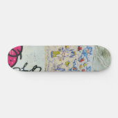 Graffiti-skateboard, unieke wandkunst persoonlijk skateboard (Horizontaal)