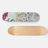 Graffiti-skateboard, unieke wandkunst persoonlijk skateboard (Horizontaal)
