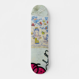 Graffiti-skateboard, unieke wandkunst persoonlijk skateboard