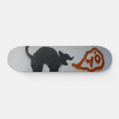 Graffiti skateboardkat. persoonlijk skateboard (Horizontaal)