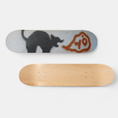 Graffiti skateboardkat. persoonlijk skateboard (Horizontaal)