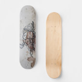 graffiti skateboards op beschaafde muur (Voorkant)