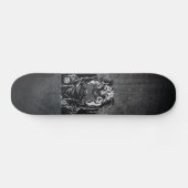 graffiti skateboards pug grunge zwart-wit (Horizontaal)