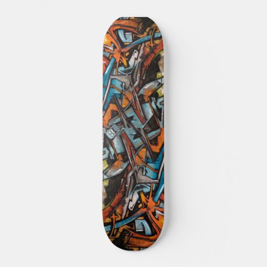 Graffiti skaten skateboard (Voorkant)