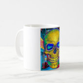 Graffiti Skull City Koffiemok (Voorkant links)