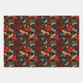 Graffiti Skull Pistool Rozen Love Gothic urban Inpakpapier Vel (Voorkant)