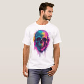Graffiti Skull Rebel T-shirt (Voorkant volledig)