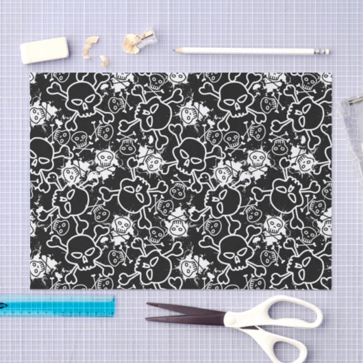 Graffiti skulls tissuepapier (Craft)