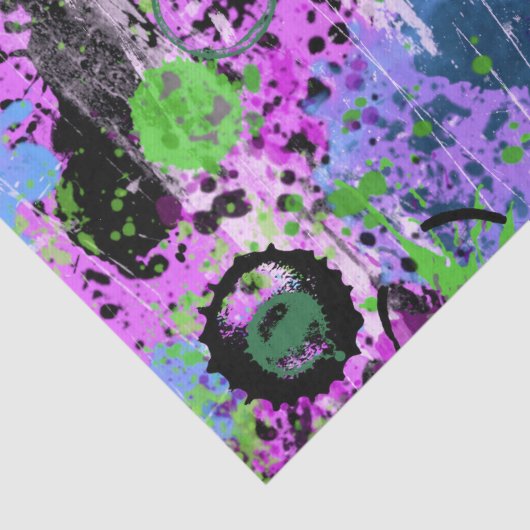 Graffiti Smoothie Tissuepapier (Detail)