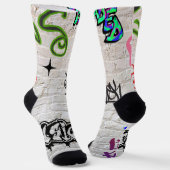 Graffiti-Sokken Sokken (Gebogen)
