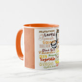 Graffiti Soup Pumpkin Color Mok (Voorkant links)