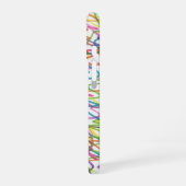 Graffiti Spat Abstract Patroon iPhone 16 Hoesje (Linkerkant)