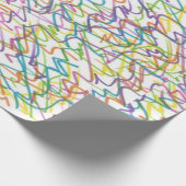 Graffiti Splatter Abstract Patroon Cadeaupapier (Hoek)