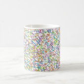 Graffiti Splatter Abstract Patroon Koffiemok (Center)