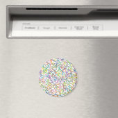 Graffiti Splatter Abstract Patroon Magneet (Insitu (Vaatwasser))