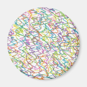 Graffiti Splatter Abstract Patroon Magneet