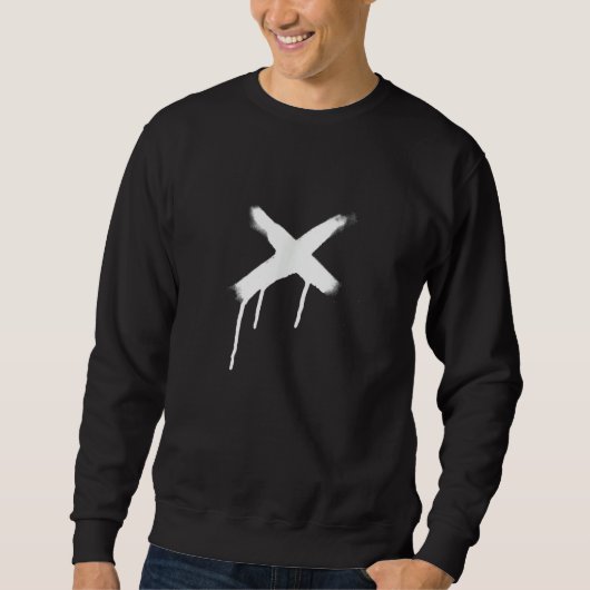Graffiti Spray Graffiti   x Motif Hoodie Man Trui (Voorkant)