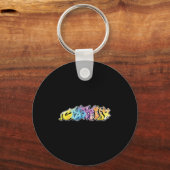 Graffiti spray schildert schilders graffiti is kun sleutelhanger (Voorkant)