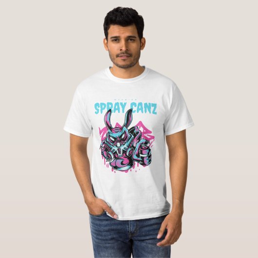 Graffiti Spray T-shirts (Voorkant volledig)