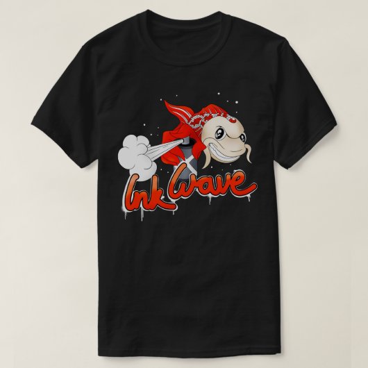 Graffiti Spuitbus Koi Fish Street Stijl T-shirt (Design voorkant)