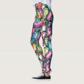 Graffiti-spuitbussen Leggings (Links)