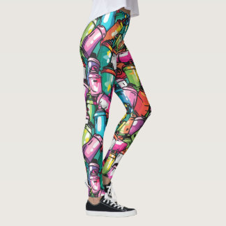 Graffiti-spuitbussen Leggings