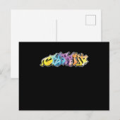 Graffiti-spuitwerk schilders Graffiti is kunst Briefkaart (Voorkant / Achterkant)
