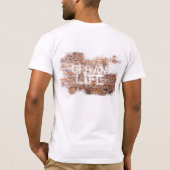 Graffiti STADS LEVEN GRUNGE STENEN T-shirt (Achterkant)