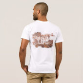 Graffiti STADS LEVEN GRUNGE STENEN T-shirt (Achterkant volledig)