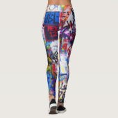 Graffiti steet leggings (Achterkant)