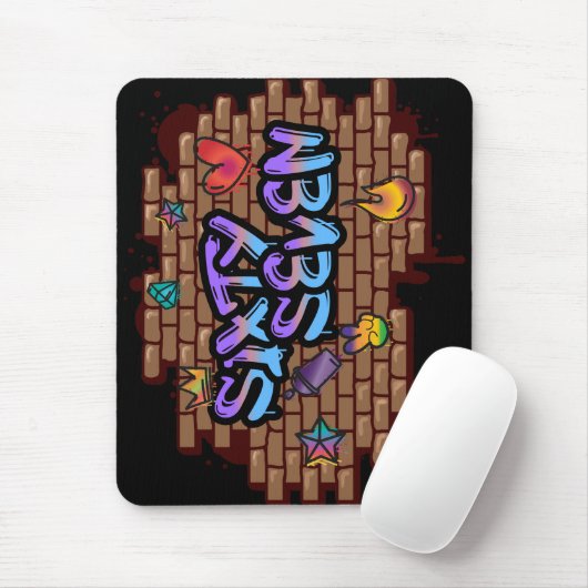 Graffiti Stijl 67 Muismat (Met muis)