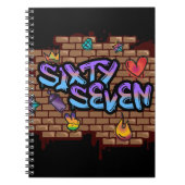 Graffiti Stijl 67 Notitieboek (Voorkant)