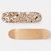 Graffiti-stijl Abstract getoast Marshmallow-kleur Persoonlijk Skateboard (Horizontaal)