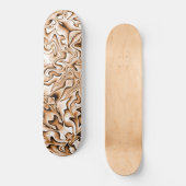 Graffiti-stijl Abstract getoast Marshmallow-kleur Persoonlijk Skateboard (Voorkant)