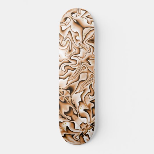 Graffiti-stijl Abstract getoast Marshmallow-kleur Persoonlijk Skateboard (Voorkant)