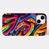 Graffiti stijl Abstracte kunst Case-Mate iPhone Case (Achterkant (horizontaal))
