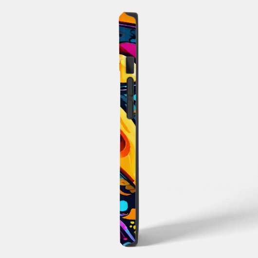 Graffiti stijl Abstracte kunst Case-Mate iPhone Case (Achterkant / Links)