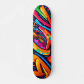 Graffiti stijl Abstracte kunst Persoonlijk Skateboard (Voorkant)
