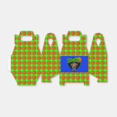 Graffiti Stijl Basketbal en Hoop Bedankdoosjes (Uitgevouwen)