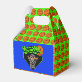 Graffiti Stijl Basketbal en Hoop Bedankdoosjes