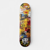 Graffiti stijl Bold Abstract Design & Urban Vibe Persoonlijk Skateboard (Voorkant)