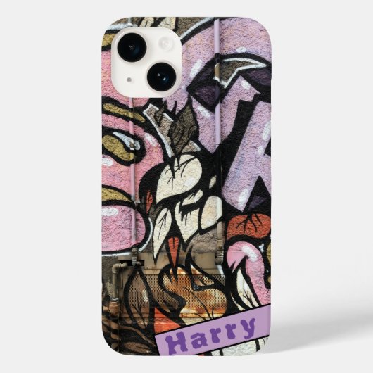 Graffiti-stijl Case-Mate iPhone Case (Achterkant)