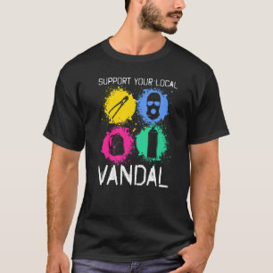 Graffiti Stijl Colos Hiphop Rap Spray T-shirt