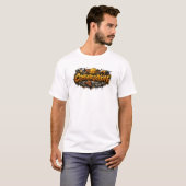 Graffiti-stijl constructie grunge straat kunst t-shirt (Voorkant volledig)