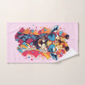Graffiti stijl Giraffe Portret-58567 Bad Handdoek (Handdoek)
